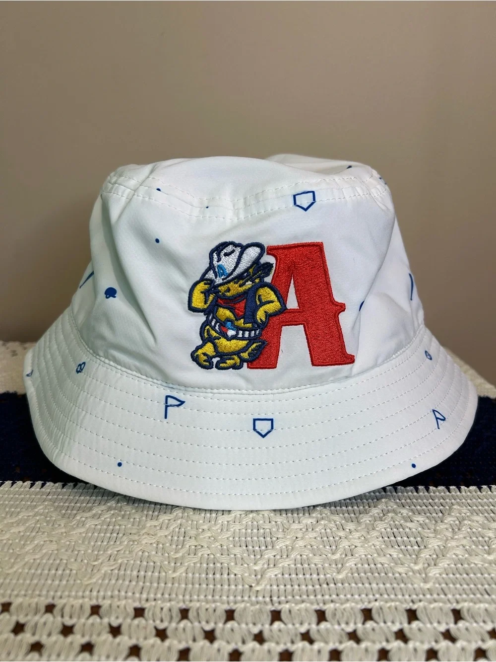 White Toddler Bucket Baseball Hat